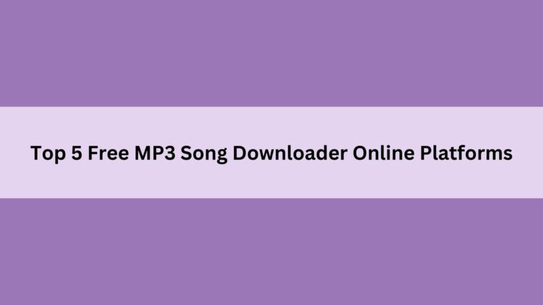 Free MP3 Song Downloader