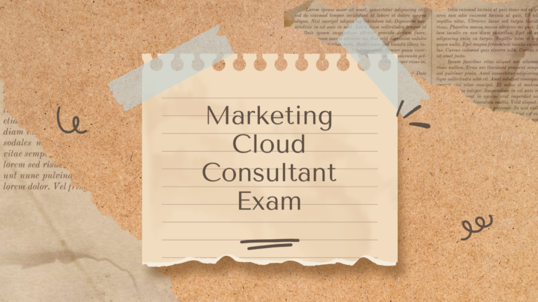 Marketing Cloud Consultant Certification
